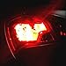 Alla Lighting Super Bright T15 912 921 LED Bulbs Third (3rd) Brake Lights/Trunk Lights, Pure Red Center High-Mounted Stop Lamps 922 906 921KX 912K 921LL High Power 3020 SMD Replacement
