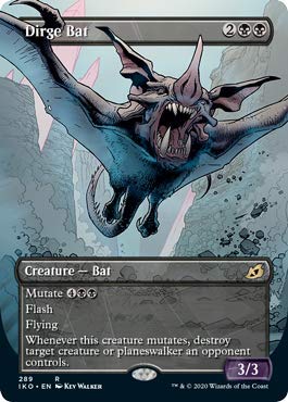 Amazon.com: Magic the Gathering - Dirge Bat - Showcase Rare