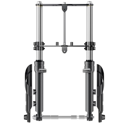 Image of Mini Bike Front Forks Suspension Kit Imitation Carbon Fiber Replacement for Monster Mega Moto MMB80 MMB105 80cc 105cc Coleman CT100U Baja DB30 GMB100 Motovox MBX10 MBX11 Minibike Parts