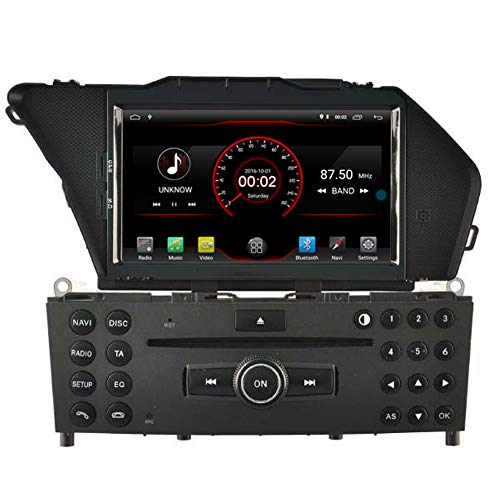 Autosion Android 10 Car DVD GPS Stereo Head Unit Navigation USB Radio for Mercedes Benz GLK Class X204 2008 2009 2010 2011 2012 Bluetooth WiFi Steering Wheel Control