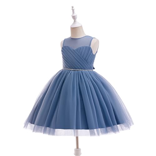 Glamulice Flower Girls Vintage Rhinestones Tulle Tutu Dress A Line Little/Big Girl Wedding Birthday Formal Party Dresses4