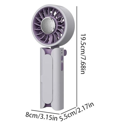 Ventilador personal de clip con batería USB recargable para llevar en el bolsillo 6