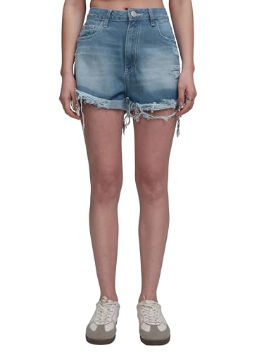 Image of Tokyo Talkies Women's Regular Fit Denim Shorts | Women Casual Shorts