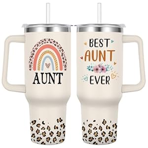 Aunt Tumbler 40oz,Aunt Stainless steel Insulated Travel Cup from Niece,Nephew Aunt Tumbler 40ozAunt Stainless steel Insulated Travel Cup from NieceNephew