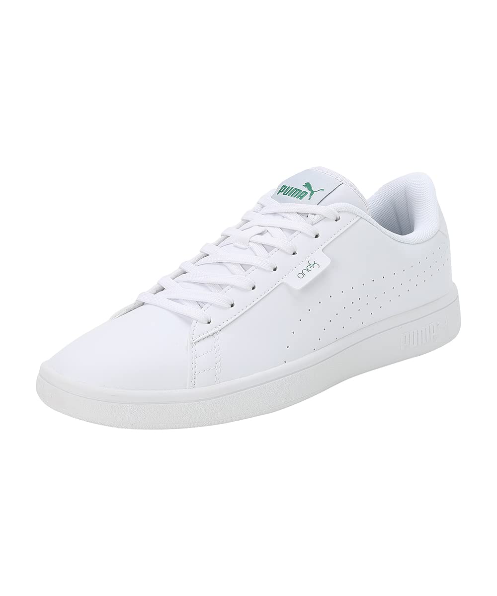 Puma Mens Smash one8 V2 White-Amazon Green Sneaker - 7UK (38468303) (B0BMVS5MPX) Amazon Price History, Amazon Price Tracker