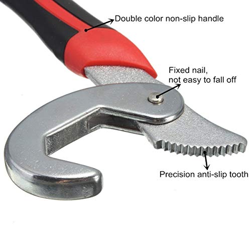 Image of Snap N Grip Auto Adjustable Universal Wrench | All in One Multipurpose Auto Adjustable Universal Pakkad | Wrench Spanner Set Stainless Steel Socket Adjustable Spanner 9mm to 32mm Works