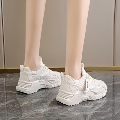 NCNDB Women's Mesh Breathable Walking Sneakers Platform Casual Sports Shoes3