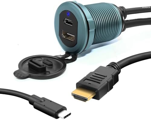 Prolunga USB HDMI A Incasso Per Pannello – 1.8 Metri, Montaggio Facile