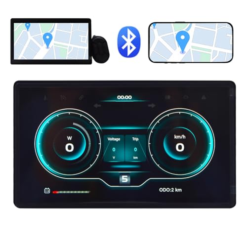 Contrôleur vélo électrique H8 avec projection navigation et écran LCD étanche - 2