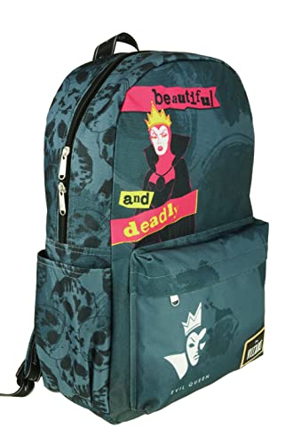 KBNL Classic Disney Villains - Evil Queen Backpack with Laptop Compartment for School, Travel, and Work, Multicolor2