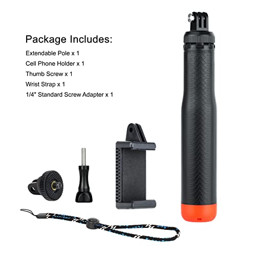 Multi-Use Handheld, Extendable Selfie Monopod, Portable Tripod, And Floating Device For Gopro Hero 3, 3+, 4,5,6,7,8, 9, 10 Session, 2018, Cell Phones And Other Digital Cameras/Cams #TOP6