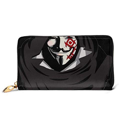 Preisvergleich Produktbild Einteilige Leder-Geldbörse, echte Reißverschlüsse, rationales Design, Individualität, generische sportliche Frauen-Geldbörse