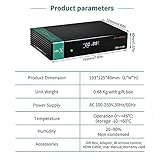 GTMEDIA V8X Decodificador Sat lite DVB-S S2 S2X FTA Receptor Sat lite Digital Full HD con Wi-Fi Incorporado Ethernet SCART Soporte CCCAM Youtube IPTV Ranura para Tarjeta CA PowerVu Biss Key