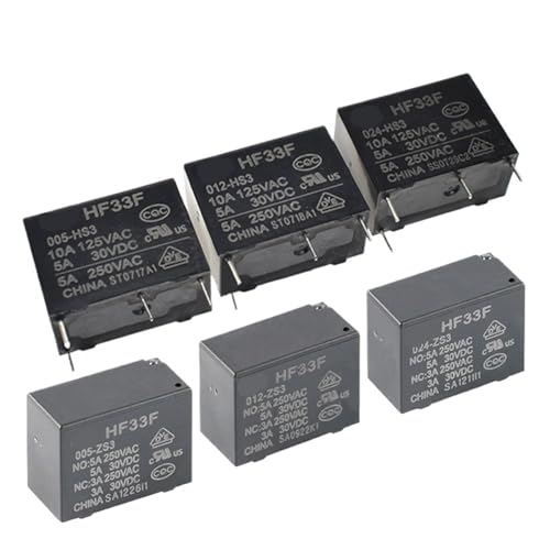 Relais HF33F-024-HS3 24V DC 4 broches 250VAC de rechange