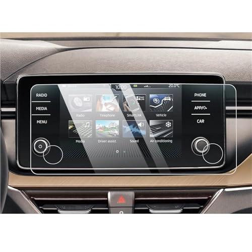 Protection d'écran pour Skoda Kamiq 2020-2023 - Film transparent pour console tactile 8 pouces