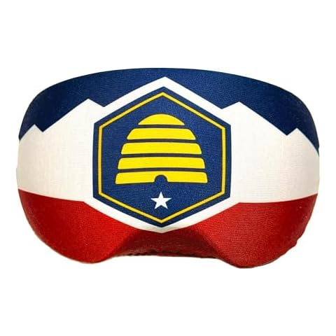 Jornada Microfiber Protective Goggle Cover - Utah State Flag - Dust Scratch Lens Protector Cover