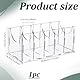 UNICRAFTALE Gürtel Organizer Acryl Gürtel Aufbewahrungshalter Vitrine Mit 5 Fach Aufbewahrungshalter Durchsichtige Behälter Für Uhren Krawatten Schmuck Und Accessoires Für Den Schrank
