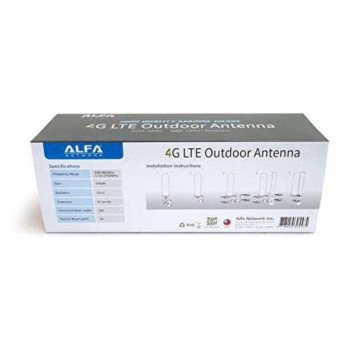 AOA-M4G - 4G Omni Antenne 698-960 MHz/1710-2700 MHz, 4/6d bi, N(f)