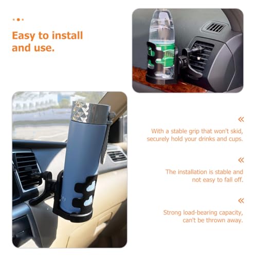 Portavasos plástico para carro fácil de instalar miniatura 3