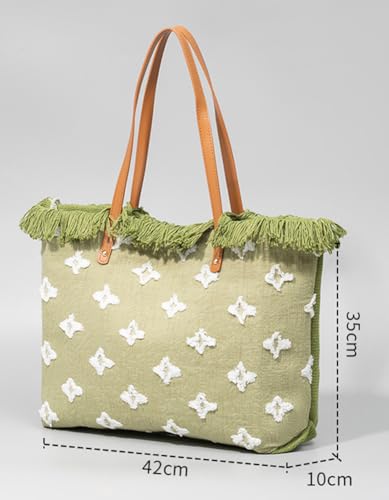 Sister Amy® Large Canvas Tote Bag with Zipper – Women’s Beach Travel Bag for Swimming, Gym, Cruise & Outdoor Essentials2