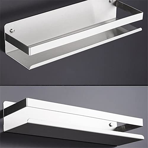 Estante de baño para Carrito de Ducha, estantes de Esquina Cuadrados de Acero Inoxidable, toallero, Soporte para champú de Ducha, Estante de Almacenamiento de condimentos de Cocina Almacenam