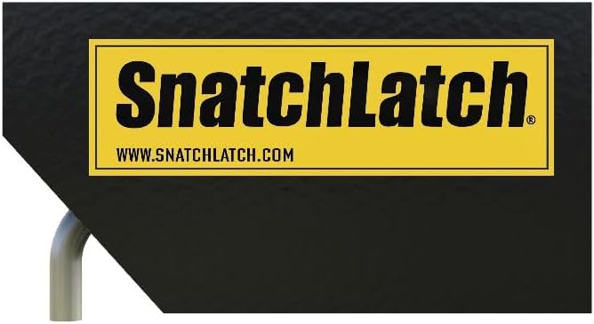 Heavy Duty Roll Up Door Lock - Whiting Latch Trailer Door Lock for Maximum Theft Protection - Alloy Steel Anti-Theft Security for Box Truck & Dry Van Trailer - 7.5” Black & Yellow Guard