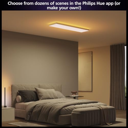 Philips Hue Datura Smart Ceiling Panel (Rectangular 11.81in x 47.24in) White & Color LED Ceiling Light, Bluetooth Compatible,Voice Control with Alexa, Apple Home & Google Assistant - image 5