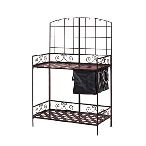 Panaceaproducts89196pottingbenchbronze Urban Country Home Decor Panacea products 89196 potting bench bronze urban country home decor