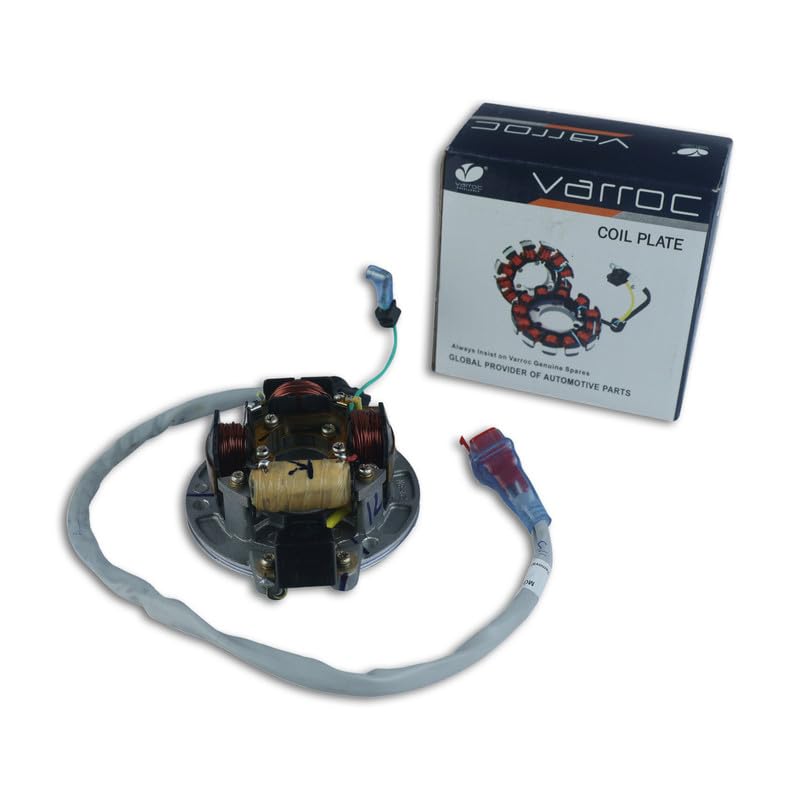 Varroc BAJJ Coil Plate Assembly Boxr C 100 MGCP-C100-DF20 | High-Performance Copper Winding-image-1