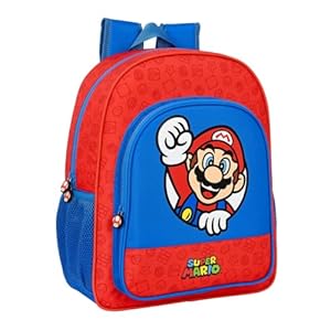 MOCHILA JUNIOR ADAPT.CARRO SUPER MARIO