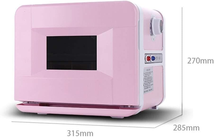 Home Facial Beauty Towel Heating Cabinet, 8L Towel Heating Cabinet, Suitable for Nail Salons, Barber Shops(Pink)