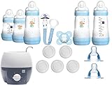  MAM primamma Set 7 - Startset - MAM Flaschen primamma Babykostwärmer 19 tlg. - Junge