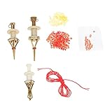 BESPORTBLE 6pcs Fishing Clips Red Worm Clip Wear-Resistant Angling Accessories Random Color