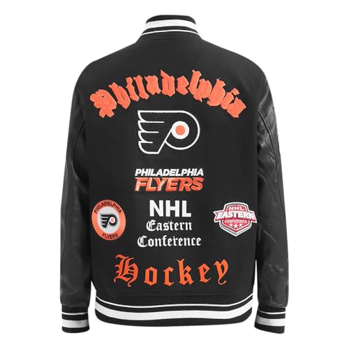 Image of Pro Standard Mens NHL Old English Varsity Jacket
