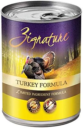 Zignature Turkey Formula Grain-Free Wet Dog Food 13oz, case of 12
