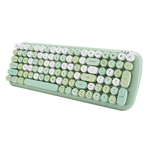 Clavier, Clavier sans Fil avec Brosse de Nettoyage, Clavier Universel, pour Win, pour Android, pour iOS(#1) Cover