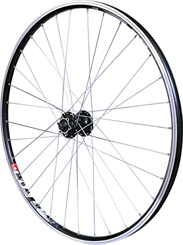 Roue VTT 29 pouces avant jante noire Mach1 Combo moyeu Shimano M475 disque 6t v-brake