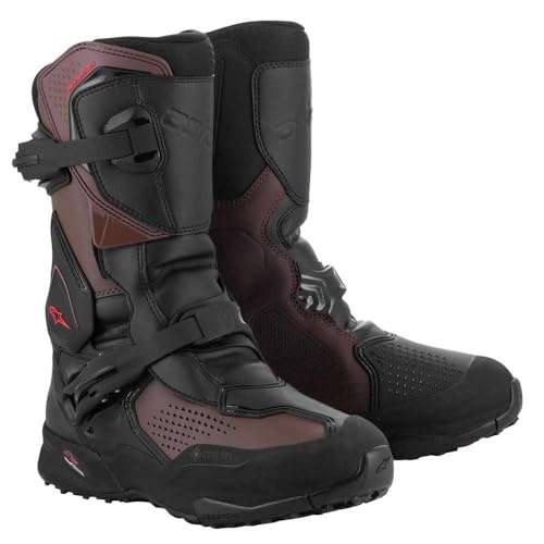 Alpinestars XT-8 Gore-Tex Boots, Waterproof, CE-Certified, All-Terrain Performance & Comfort, 9.5, Black/Brown