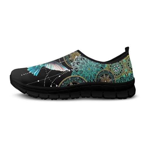Image of Womens Slip On Walking Shoes Non Slip Loafer Breathable Holiday Travel Shoe Lightweight Casual Low Top Sneakers SizeUS 5.5-11.5