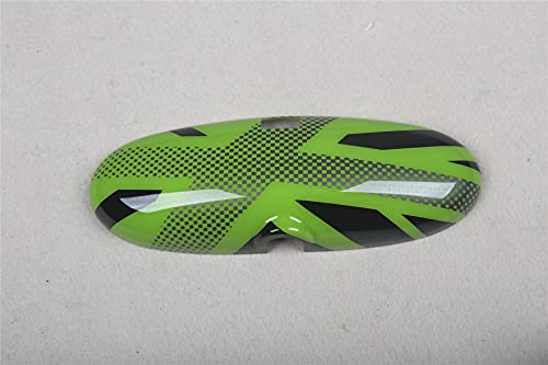 Funda protectora para espejo retrovisor interior compatible con Mini Cooper (R50 R53 Hatchback R52 Coverable 2000-2005, bandera del Reino Unido),...