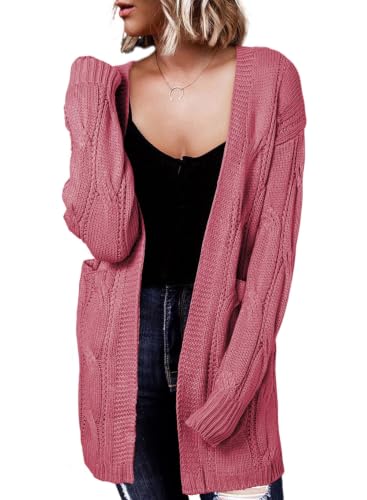 Image of Dokotoo Women Long Cardigan Open Front Knit Sweater 2026