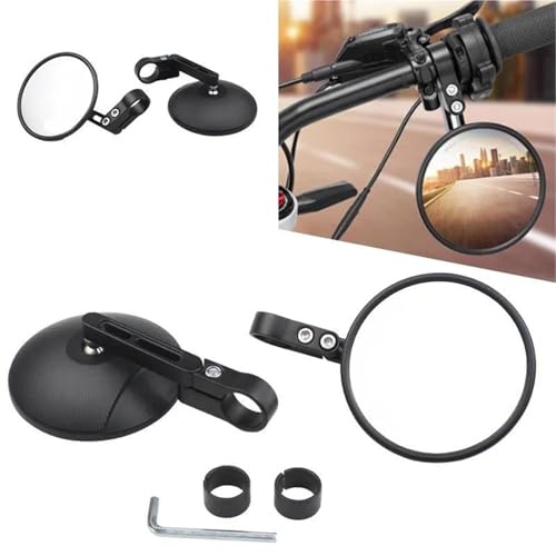 Rétroviseurs pour guidon de moto XSR finition soignée noire
