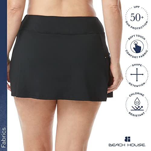 BEACH HOUSE Emma Swim Skort - Modest Plus Size Swimsuit Skirt with Built in Shorts3