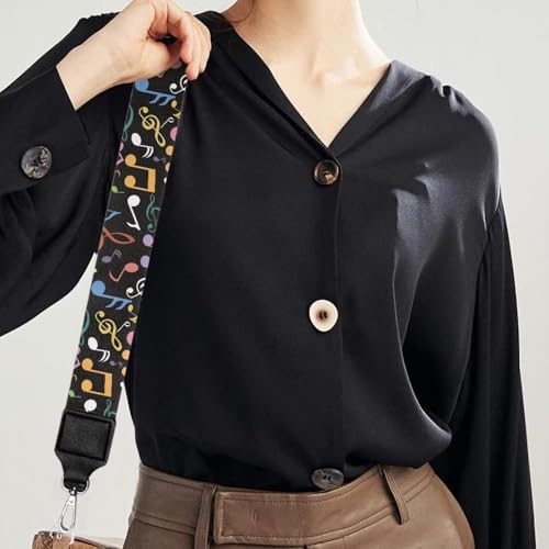 Image of Jeiento Wide Purse Strap Wide Shoulder Strap Adjustable Replacement Belt Soft Guitar Shoulder Straps for Women Girls Gifts