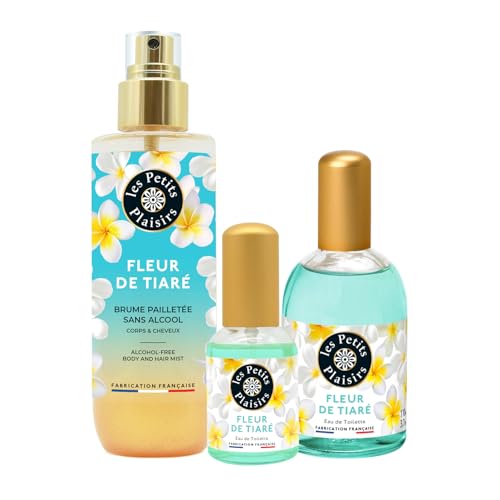 Trío Flor de Tiaré, eau de toilette 110ml y 30ml + bruma...