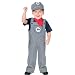 Fun World Costumes Baby's Train Engineer Toddler Costume, Blue/White, Small (24mos-2T)