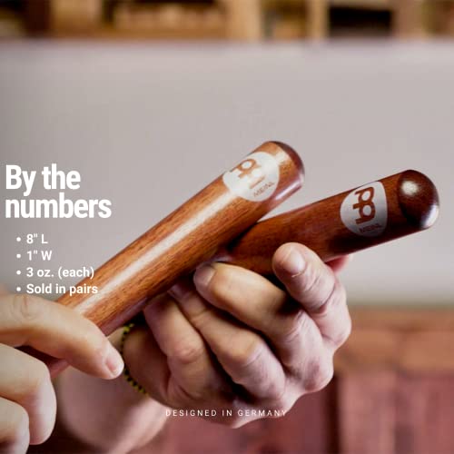 Meinl Percussion Select Hardwood Claves Musical Instrument Sticks — Not Made In China — For Live, Studio And Classrooms, 2-Year Warranty (Cl1Rw) #TOP5