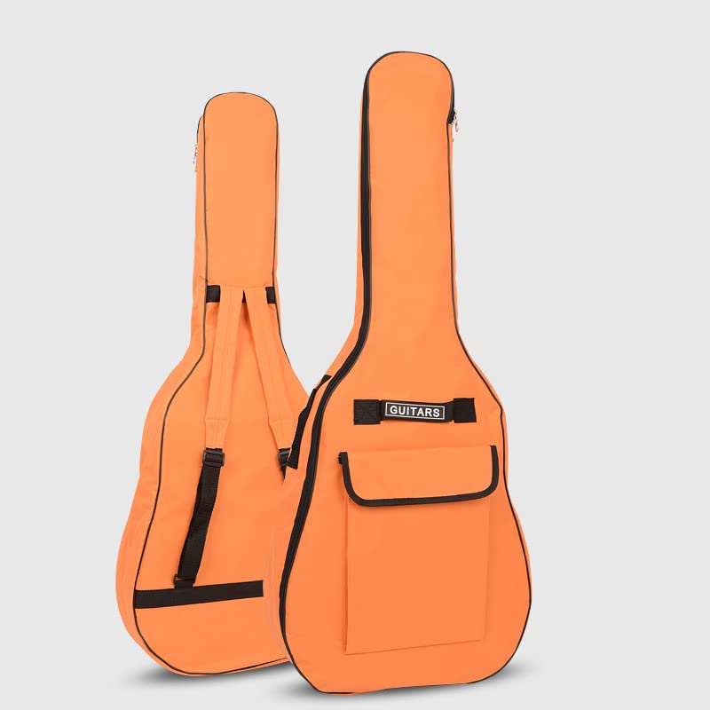 Housse rembourrée en tissu Oxford imperméable pour guitare classique 101,6/104,4 cm (orange)