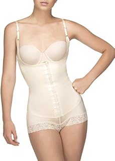 Compression Corselette Body Shaper by Vedette 136 (large, beige)