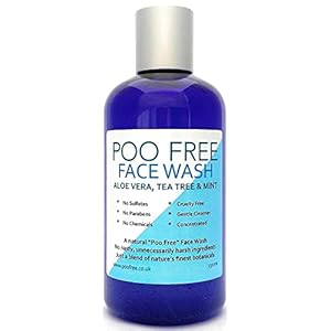 Natuurlijke – GEZICHTSWAS – ALOE VERA, THEE BOOM & MUNT – 250 ml door POO FREE – Geen Sulfaten, Parabenen. Verwijdert…